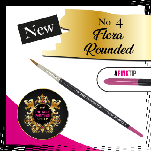 The Face Painting Shop Rounded Flora Brush Size 4 (*ROUNDED* FLORA 4)